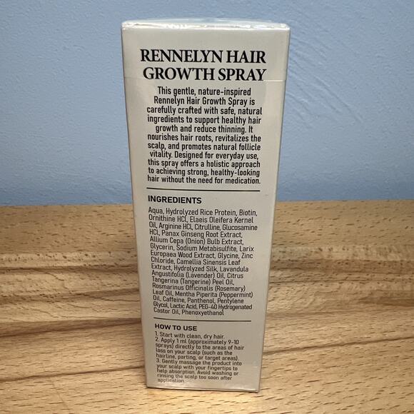 Rennelyn Hair Growth Oil Spray: Rosemary Castor Batana Oil Rice Water Caffeine - Picture 3 of 6